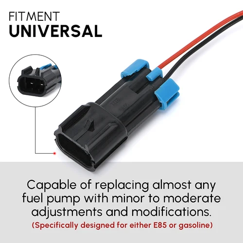 Imagen 2 del producto WLR - Bomba de combustible interna de 450LPH de alto rendimiento compatible con carreras E85 para Nissan Skyline Subaru WRX F 90000267 y kit de instalación