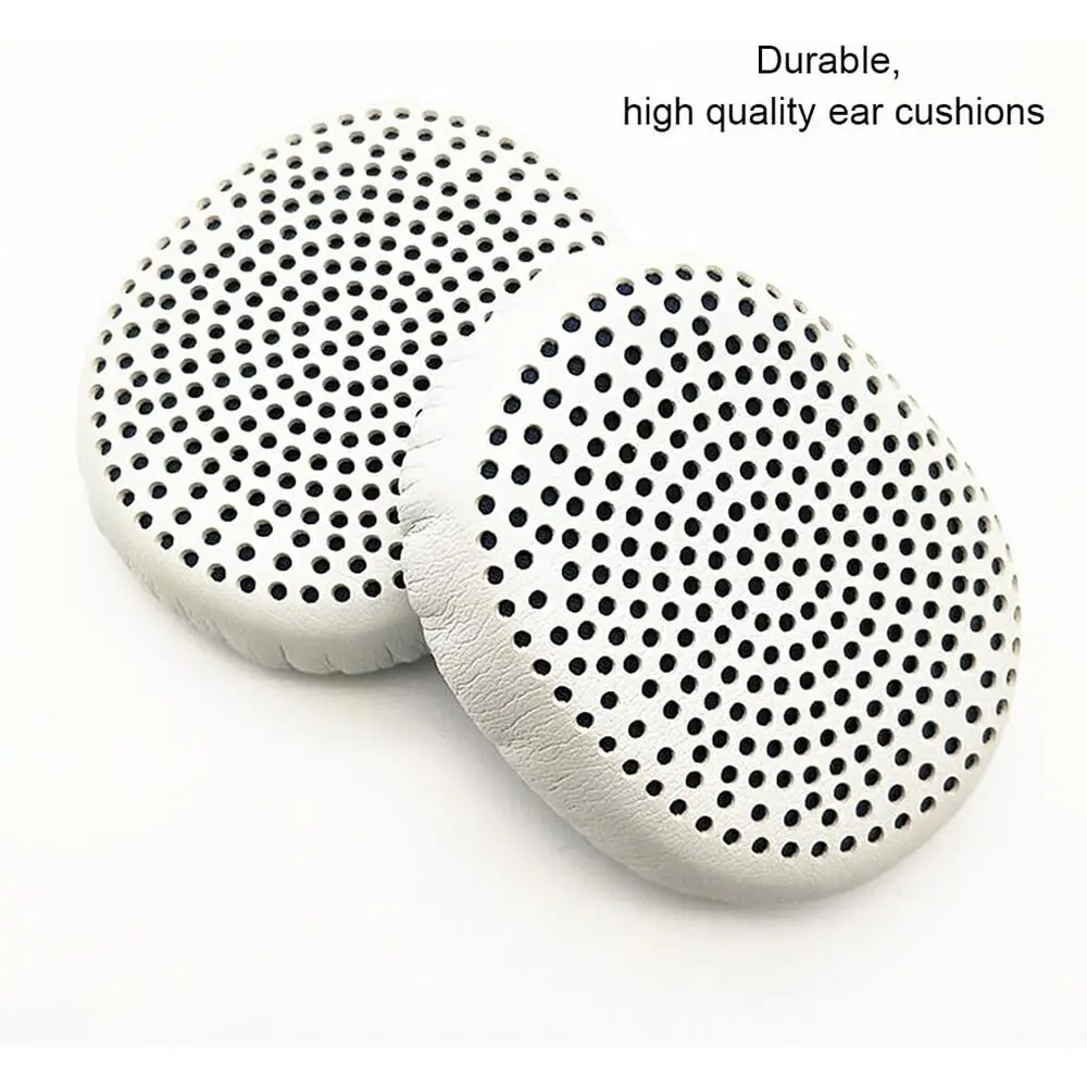 レザーイヤーパッドスポンジ交換用イヤークッションソフトヘッドセットイヤーマフ Skullcandy Riff ワイヤレスヘッドフォンアクセサリー用