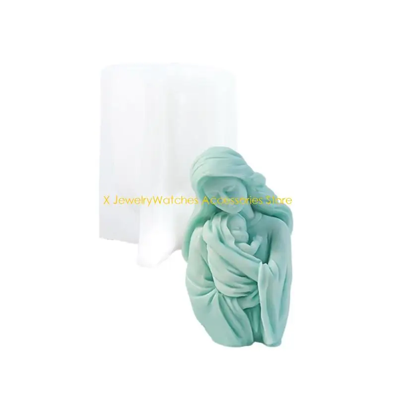 قالب حرفي من السيليكون المرن القوي 31KD ملحق محمول لإنشاء تماثيل وهدايا للأم والطفل نابضة بالحياة #4