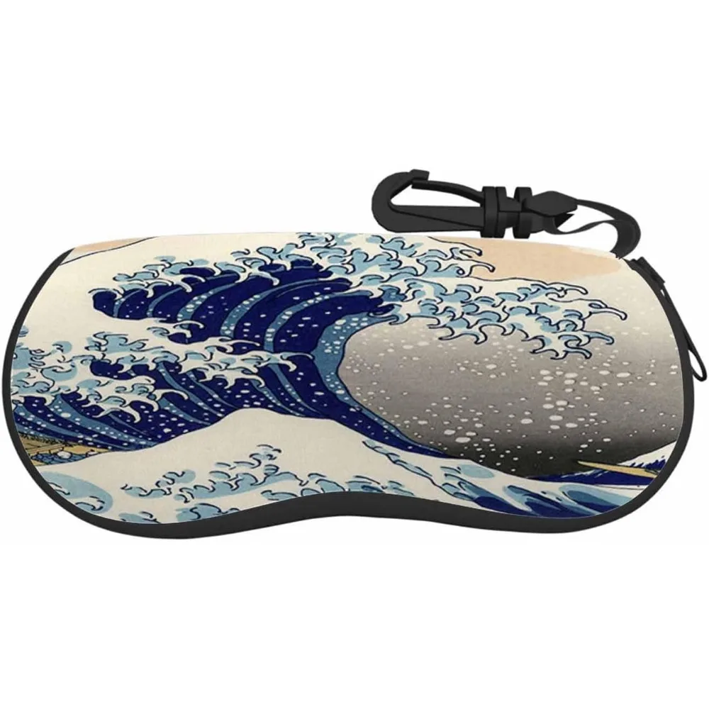 

Eyeglasses Case Red Pink Rose Ultra Light Neoprene Sunglasses Case With Belt Clip,Soft Reading Glasses Cases Women Men