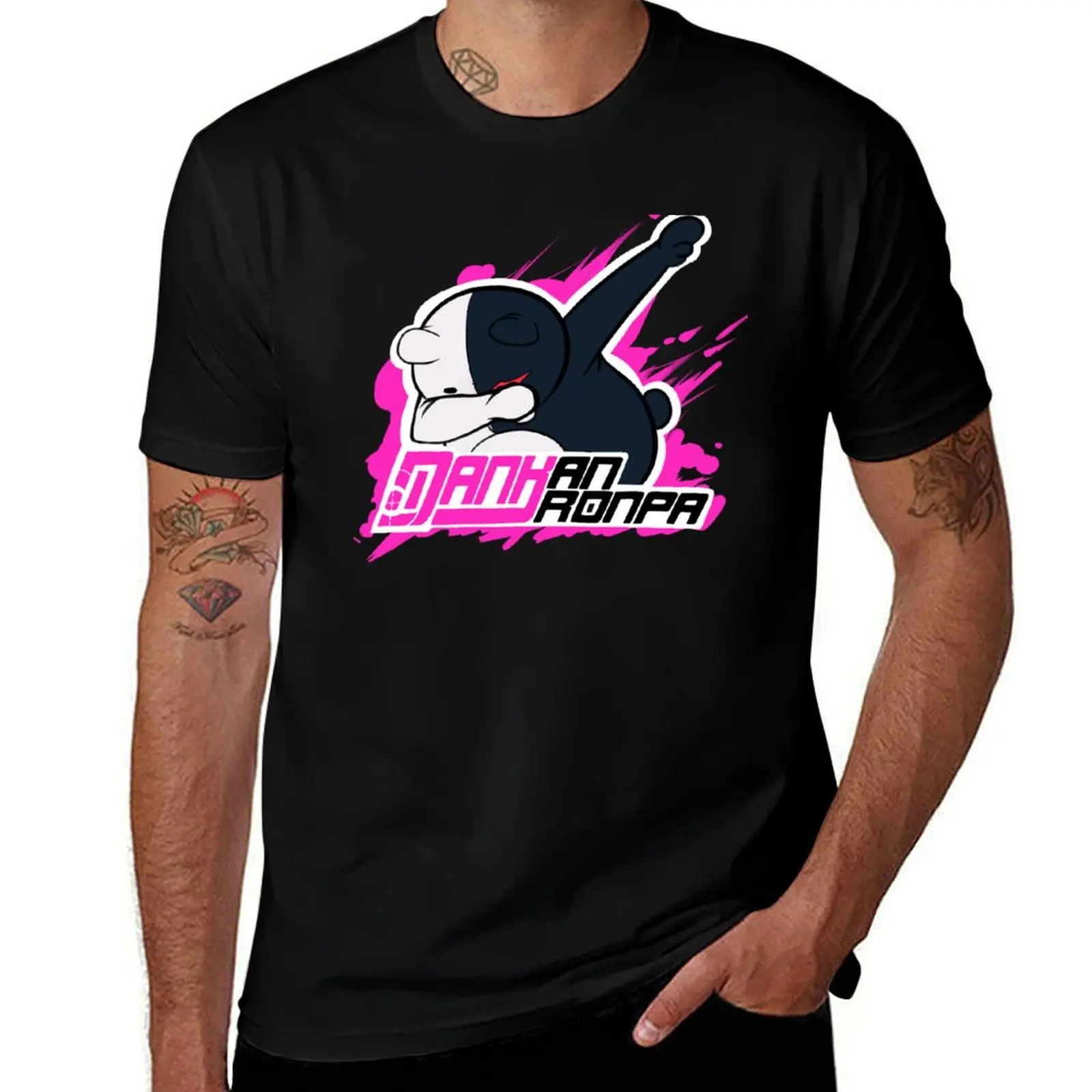 DANKanronpa Monokuma T-Shirt Casual Holiday Short Sleeve Tee