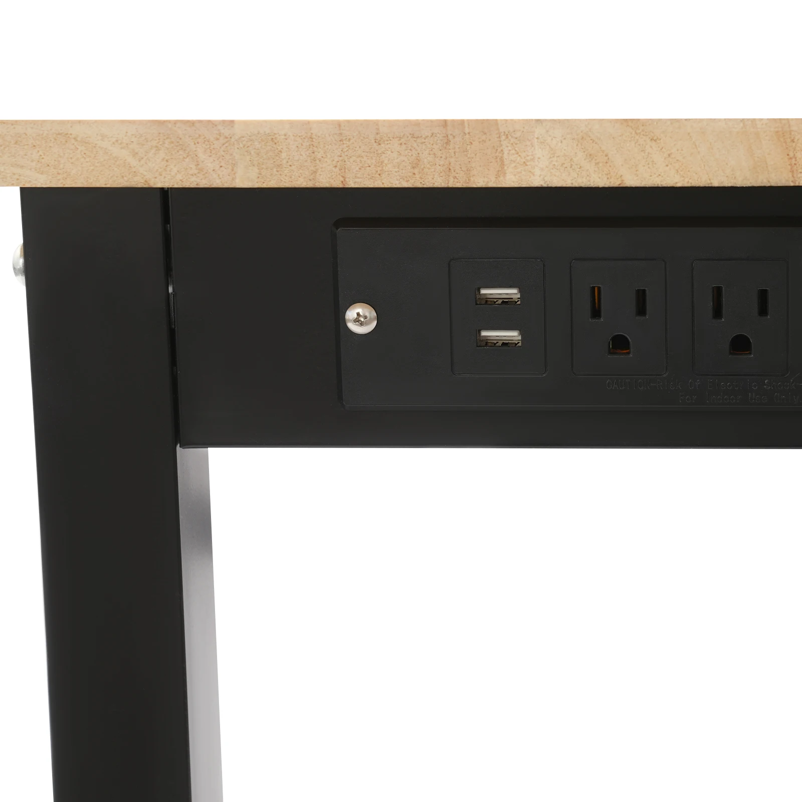 Современный регулируемый верстак, верстак 907 кг/2000 фунтов с розетками, сверхмощный рабочий стол, 2 порта USB, 4 * розетки переменного тока