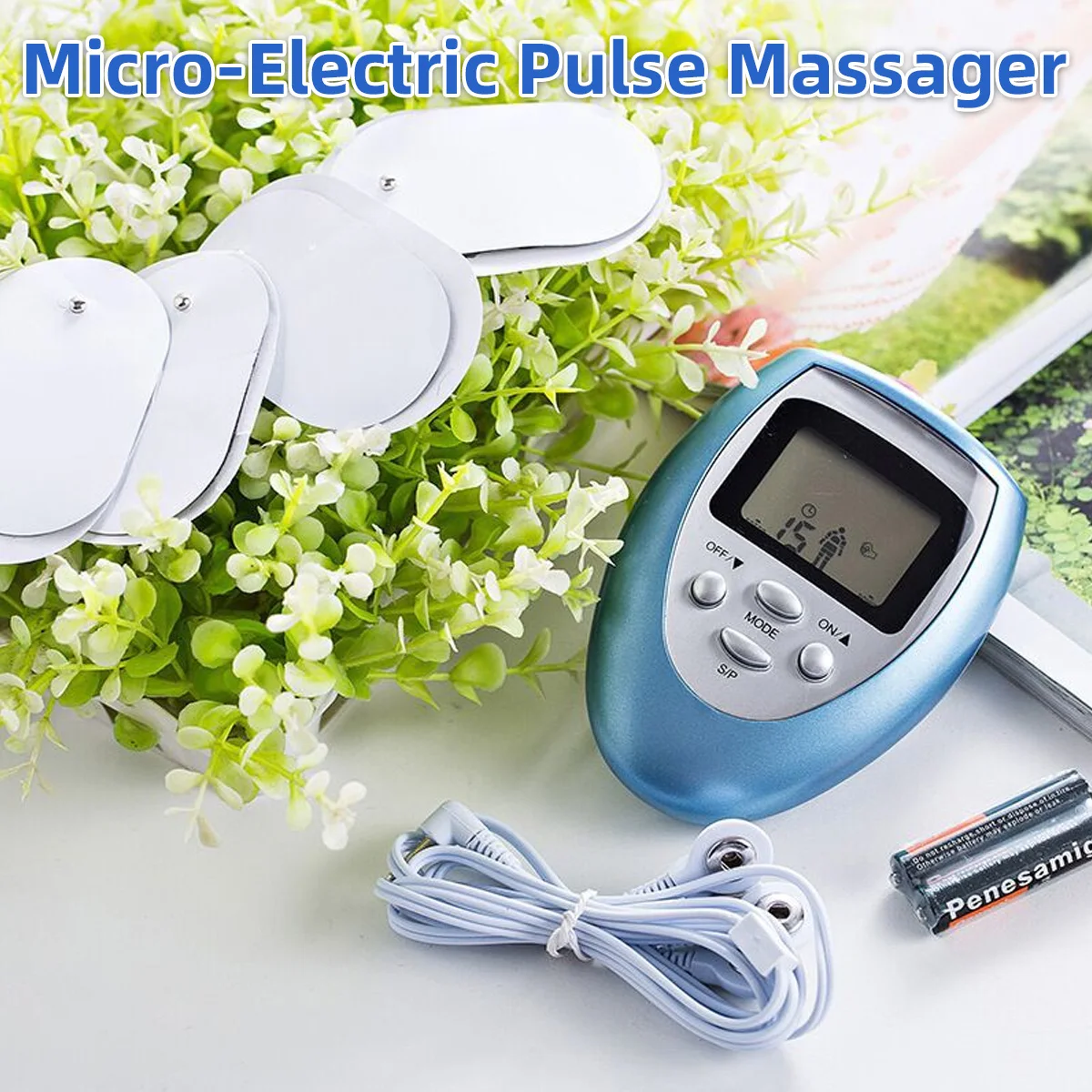 

Electric Pulse Massager Dual Mode Electrical Stimulation Low Frequency Neuromuscular Stimulator Dedicated to Soothing Relaxation