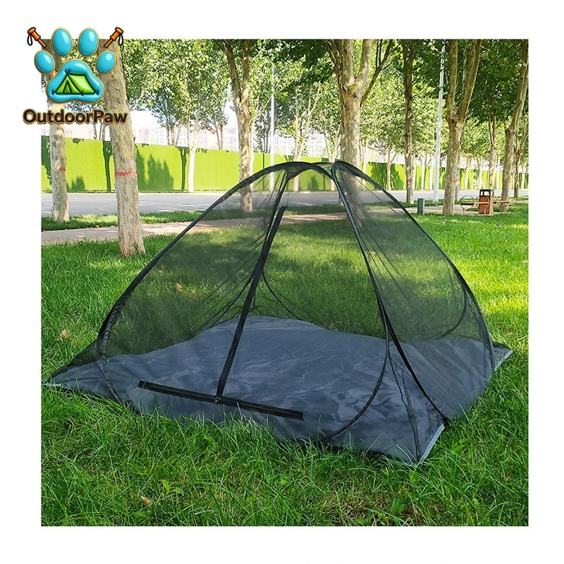 3Persons Quick Open Indoor Mosquito Net Tent and Outdoor Camping Summer Meditation Fish Throw Mesh Pergola Breathable