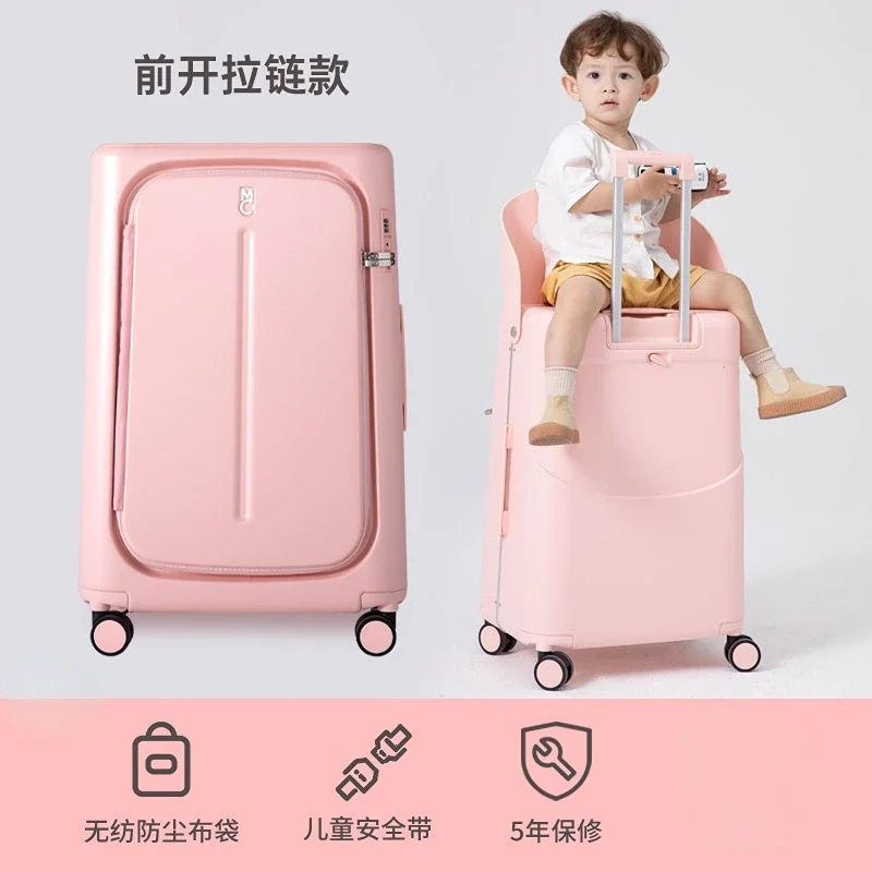 Parent-Child Baby Mom Luggage Children\'s Seat Baby Stroller Riding Baby with Suitcase Boarding Machine