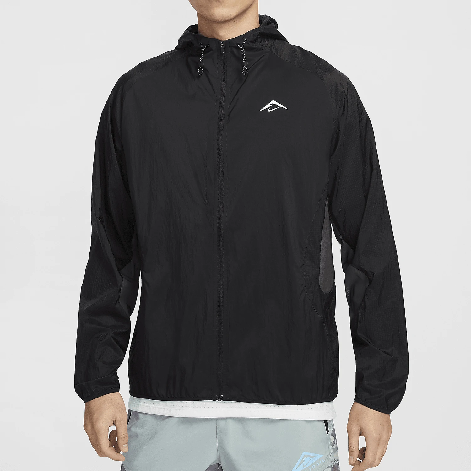 Nike genuine Trail Aireez Men's Running Hooded Jacket FN4003-010