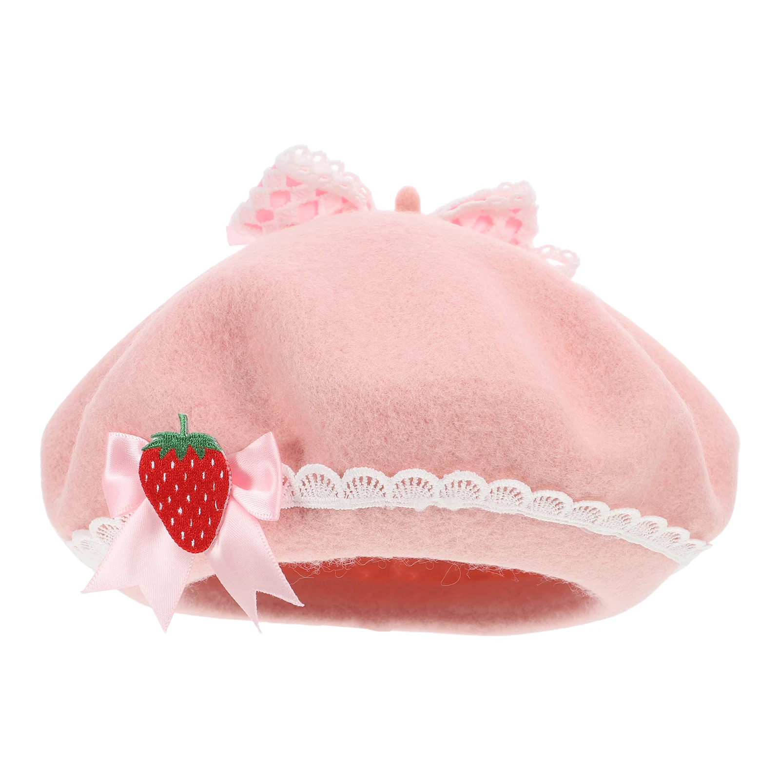

Berets Hat for Men Apple Strawberry Army Hats Autumn And Winter Costume Women