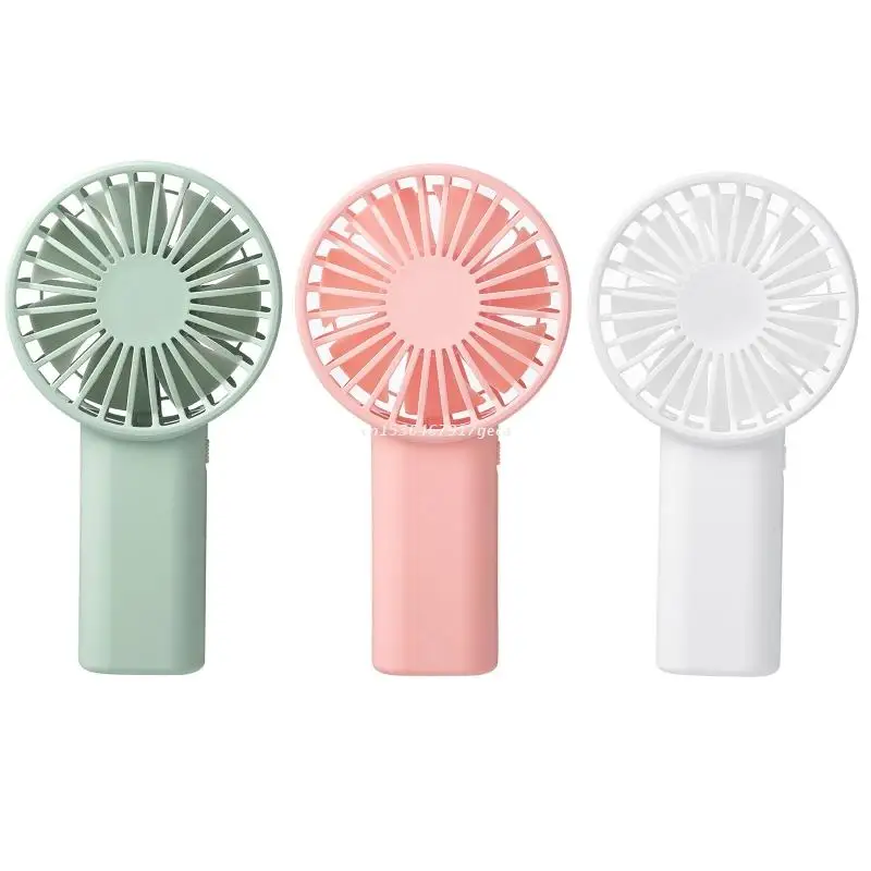 Handheld Fan 1.5V AAA Battery Small Portable Cooling Electric Fan for Travel Office Outdoor Cooling Fan Dropship