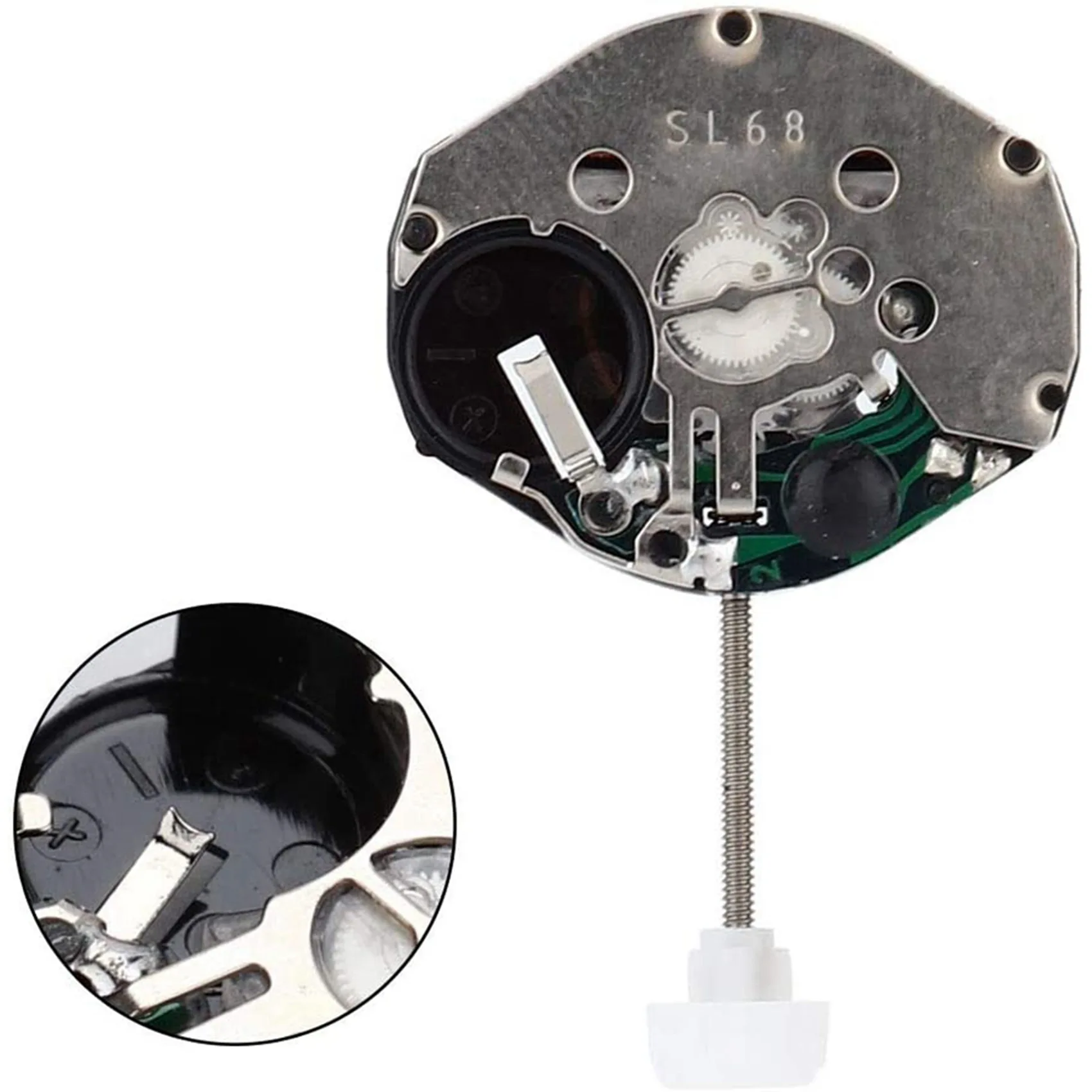 MALL Watch Movement, 10Pcs SL68 Quartz Watch Movement Accessories Repairing Replacement Parts