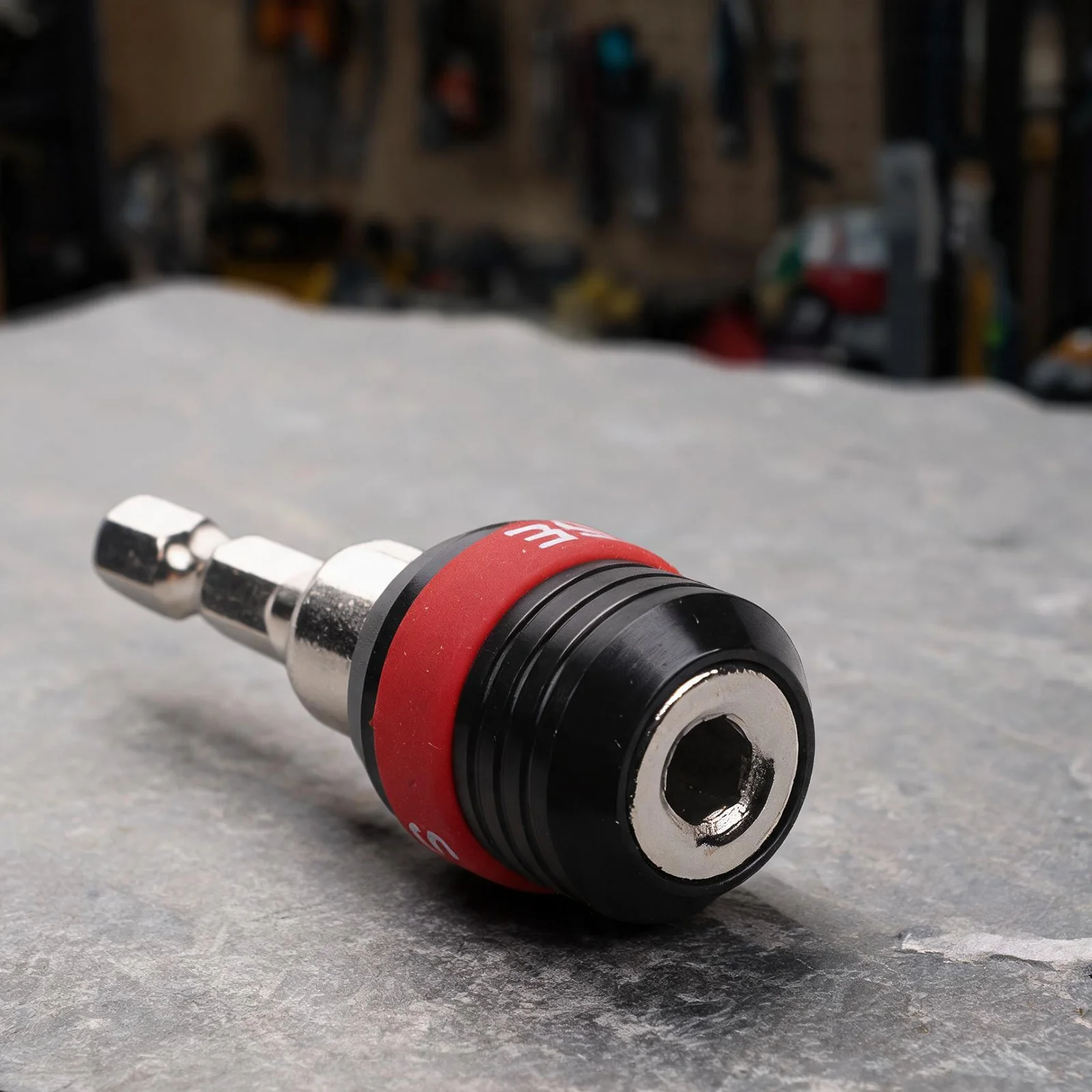 Drill Chuck Adapter Hex Shank Adapter For Wood Framing Press-to-eject Mechanism Compatible With Single Screw Extractors