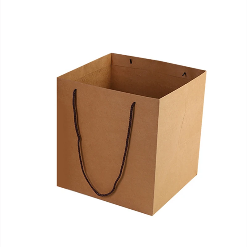 5 Teile/los Geschenk Tasche Kraft Papier Tasche Für Candy Schmuck Verpackung Box Taschen Süße Hochzeit Geschenk Tasche