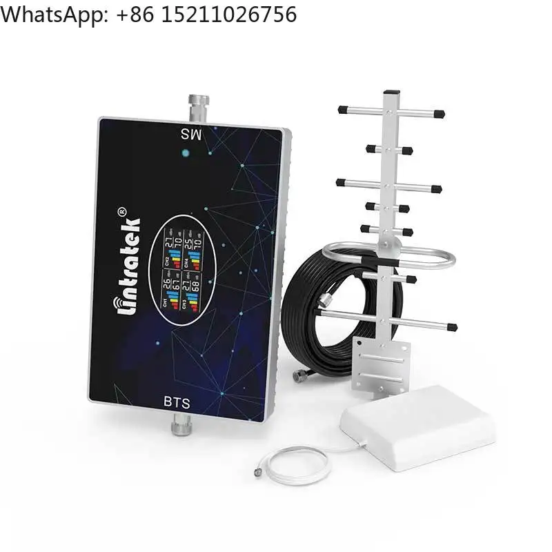 Outdoor High Gain 68dBi  Gsm Signal Booster 2g 3g 4g 5g Cellular 4band Mobile Amplifier Repeater signal Booster