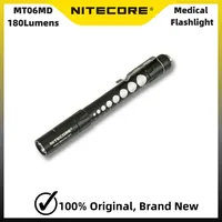 NITECORE MT06MD Professional Medical Flashlight 180 Lumens Nichia 219B LED Power By 2* AAA batteries Medical Inspection Light