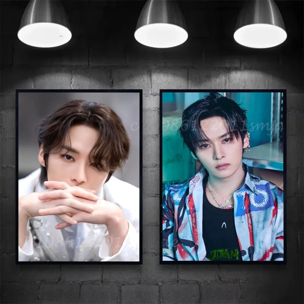 1pc Lee Know Poster zelfklevende kunst waterdicht papier sticker koffiehuis bar kamer muur decor