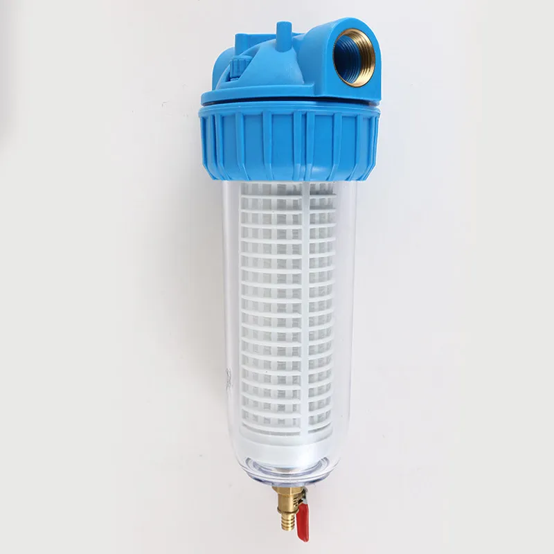 10 inch transparent backwash water purifier front filter Livestock farm high pressure cleaner sewage outlet filter