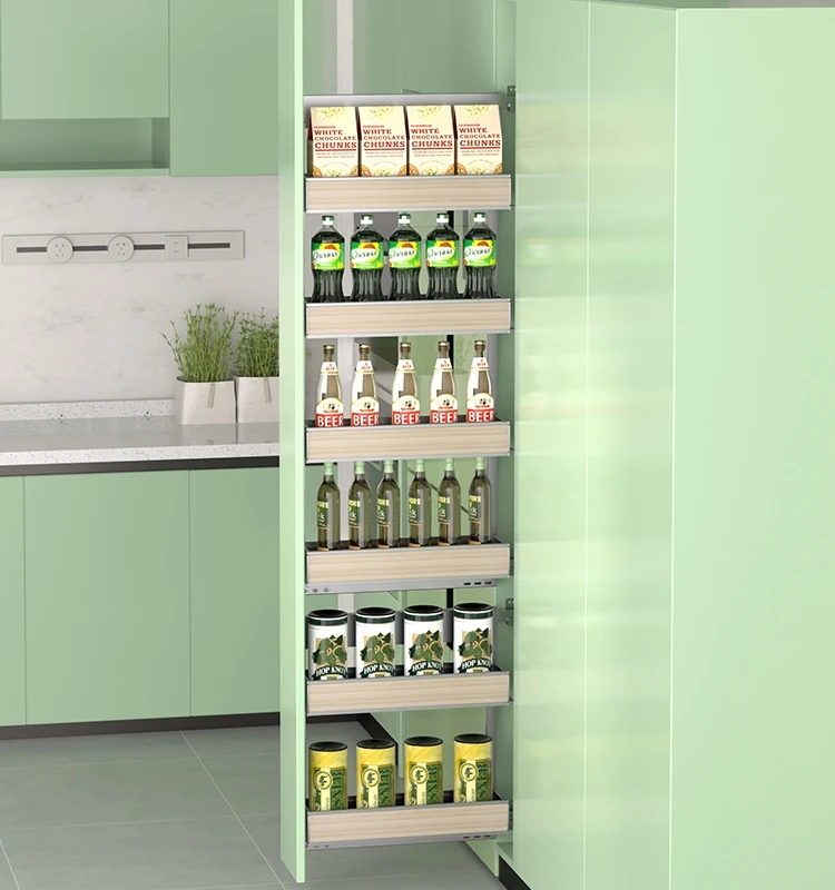 High Depth Basket Drawer Style Damping Snack Storage, Multi-layer Vertical Storage Rack, Big Monster