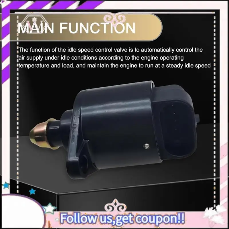 

Easy To Use Car Idle Speed Control Valve, Throttle Stepper Motor, Replacement Of 90380 10526 90325864 Accessories