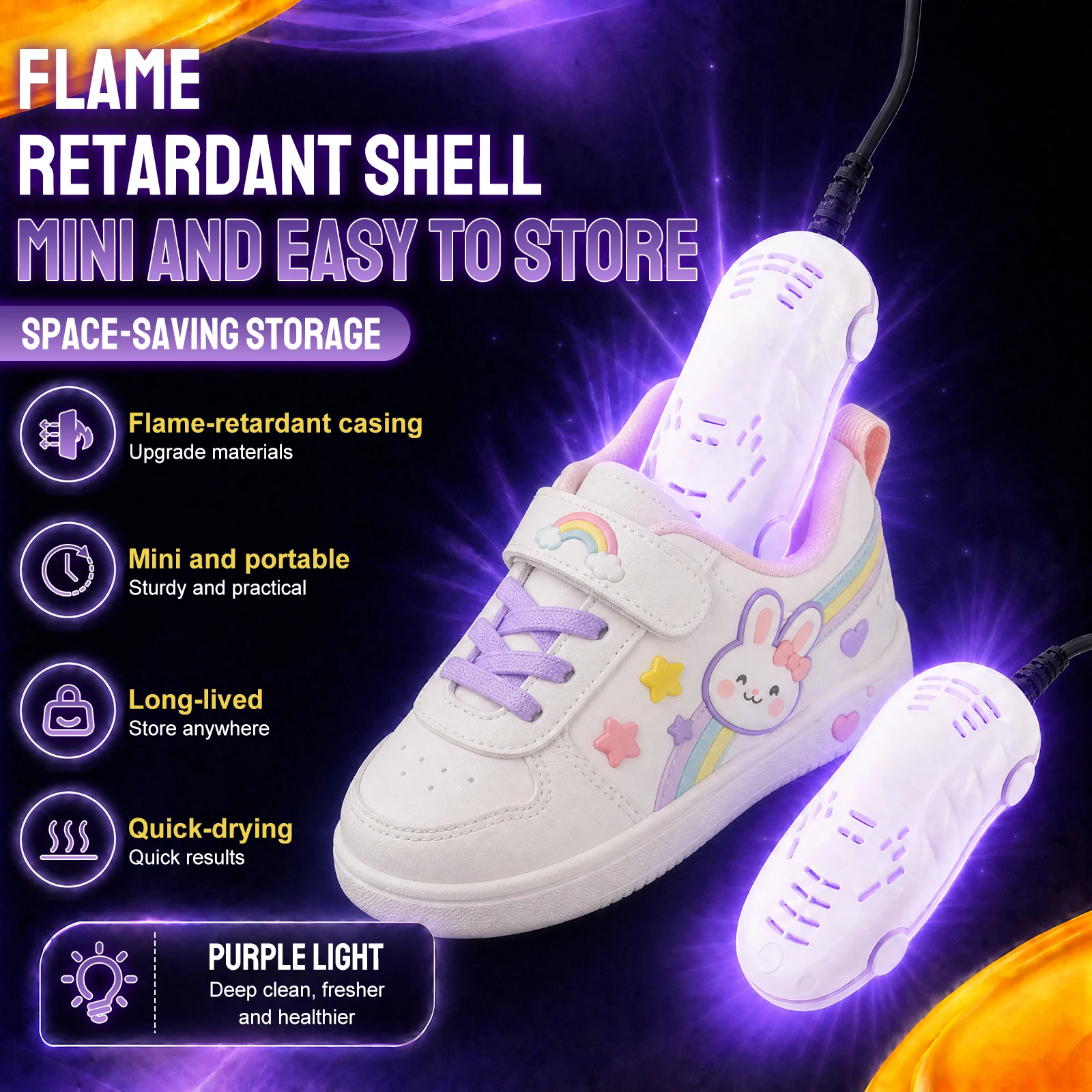 Electric Shoe Dryer Intelligent Quick Deodorize Sterilize Household Shoe Dryer Footwear Warmer Heater Shoe Drying Machine