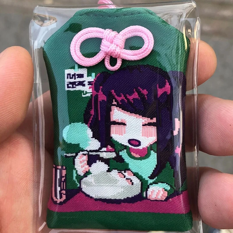Game VA-11 Hall-A: Cyberpunk Bartender Action Valhalla Jill Cosplay Amulet Embroidery Omamori Sachet Pendant Bag Accessory Prop