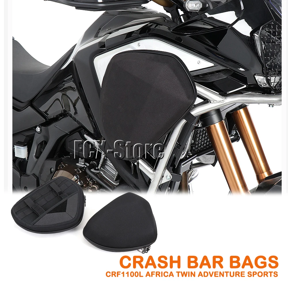 

FOR HONDA CRF1100L AFRICA TWIN Adventure Sports Motorcycle Crash Bar Bags Frame Tool Placement Travel Bag CRF 1100 L ADV 2020