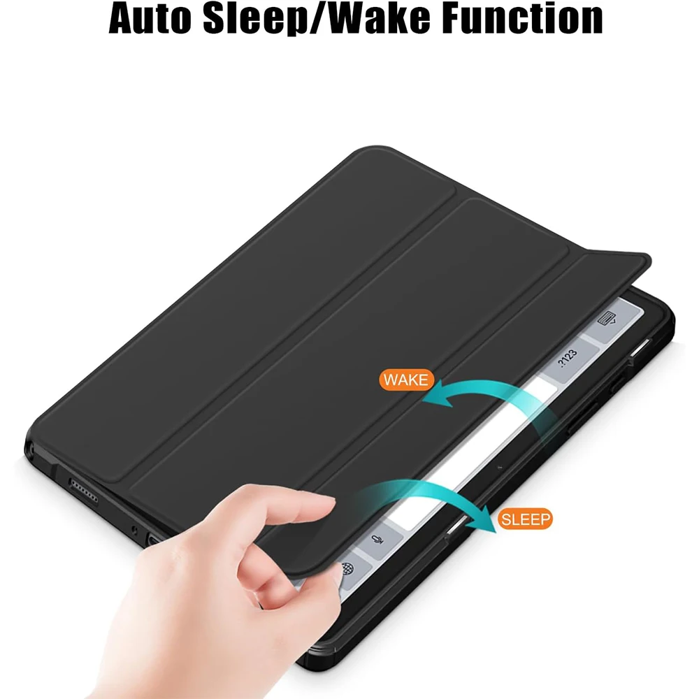 Solid Color Acrylic Hard Back Cover For Samsung Tab A9 Tab A11 8.7 Inch Soft TPU Frame Protection Slim Lightweight Tablet case