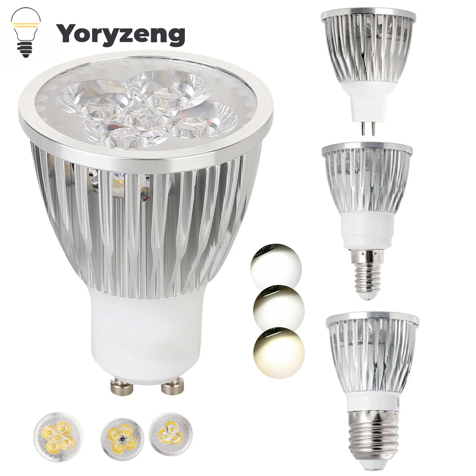 

15W 12W 9W GU10 E27 E14 MR16 LED Bulb Spotlights 220V 12V Spot Light Cold Warm White High Luminosity Lamp For Home Bar Decor