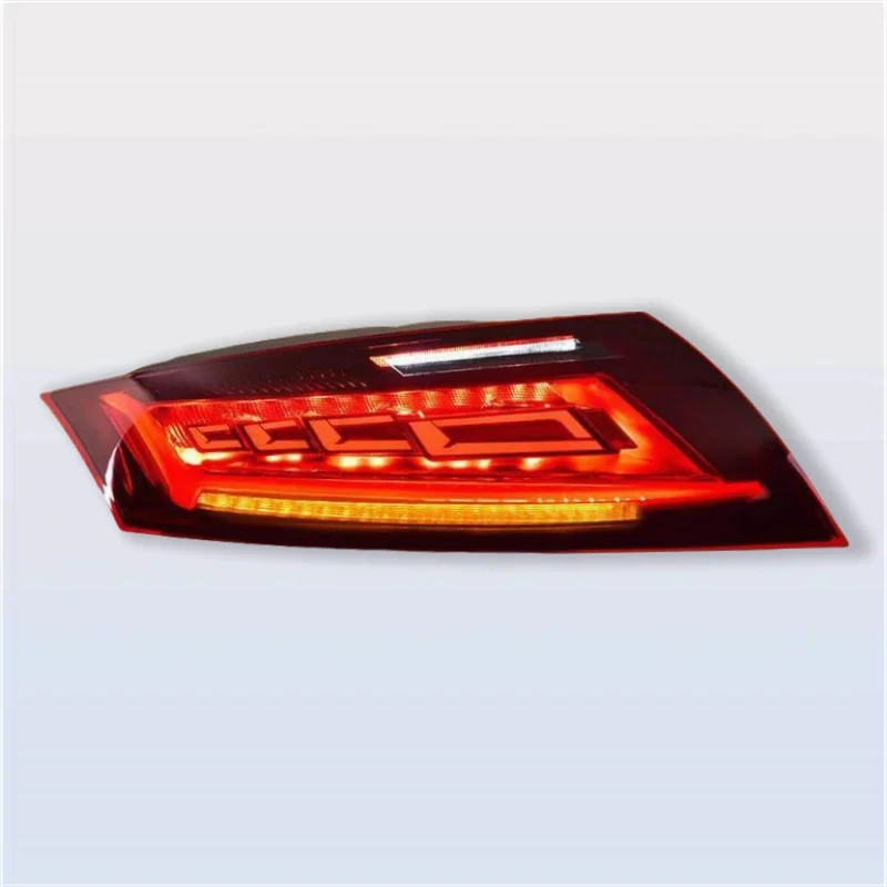 

New LED Dynamic Water Steering Rear Taillight Assembly for Audi TT 06-14 Clear Lens Color Red Accent Car Taillight Accessories