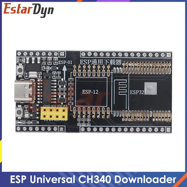 Programator do testowania i pobierania firmwarek dla płyt rozwojowych ESP8266 ESP32, kompatybilny z ESP-01 ESP01S ESP12 ESP32