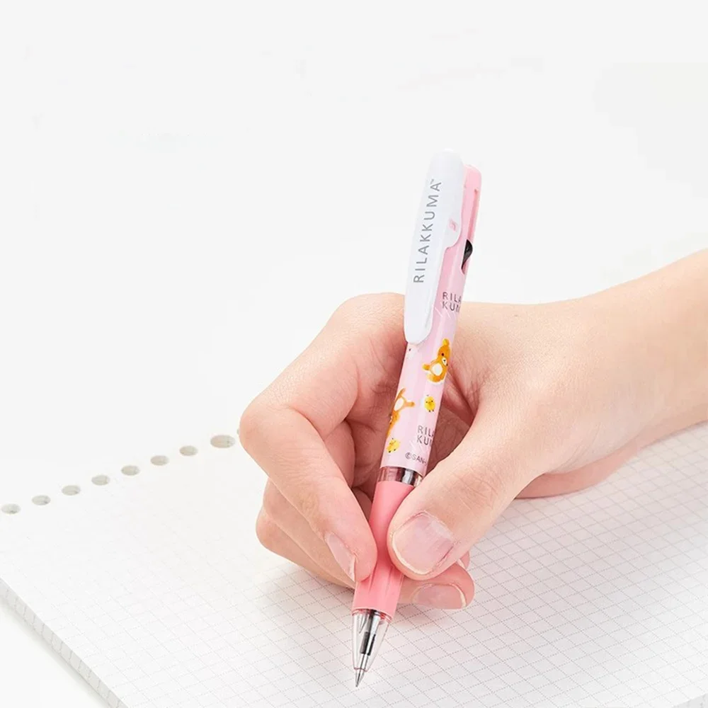 Japan UNI JETSTREAM Multifunctional Gel Pens Limited Cartoon Pattern Smooth Three-color Ballpoint Pen 0.5mm Back To School Gift