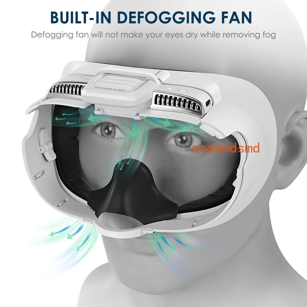 K3 Mirror Mist Removal Fan Compatible For Quest 3, Maintaining Facial Ventilation