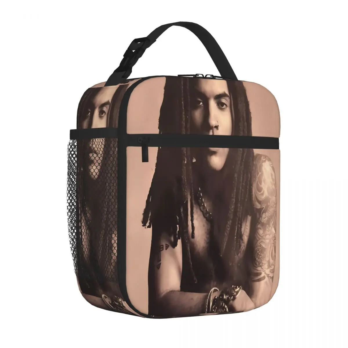 Bestselling Lenny Kravitz Rugged Lightweight Lunch Bag Yard Party Insulated Snack Tote