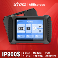 XTOOL IP900S Auto Diagnostic Tools Bidirectional OBD2 Scanner With CANFD DOIP FCA ECU/Key Programming 38+ Reset Update of D8S