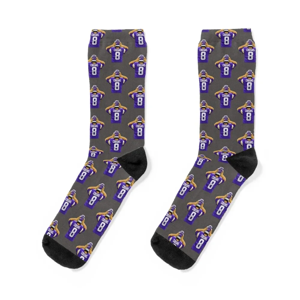 

Cousins #8 Playcall Helmet Socks aesthetic Rugby Socks Men Women's