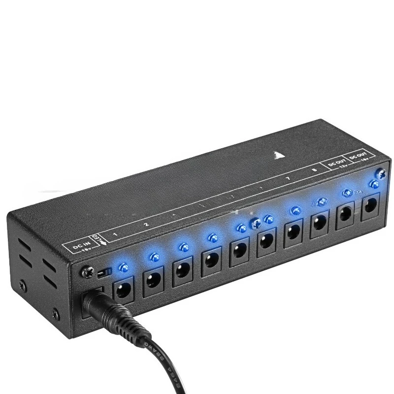 

10-Way Musical Instrument Guitar Effects Power Supply