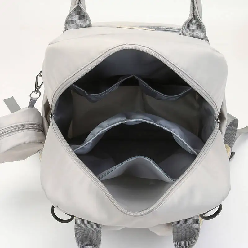 Mom Dad Backpack With Changing Pads Pacifier Bag Hooks For Stroller Maternity Mom Bag For Baby Accessories Diaper Bag