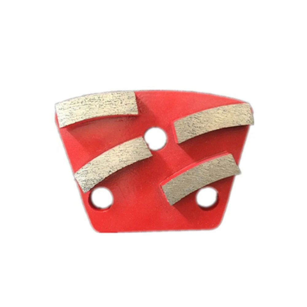 ASL07 Diamond Metal Bond Grinding Shoes Long Grinding Life ASL Concrete Polishing Disc with Four Segments Terrazzo Floor