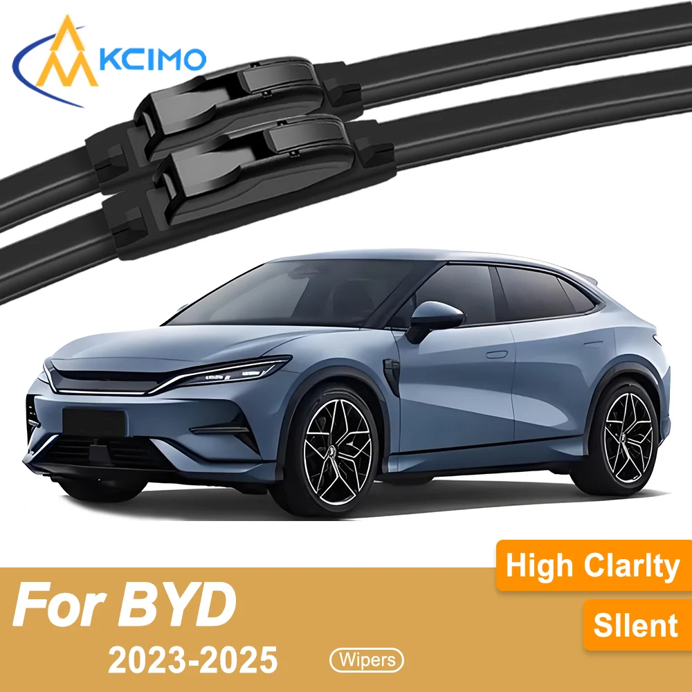 

Premium Rubber Durable Silent Windshield Wiper Blades 2pcs for BYD BYD Song L EV 2023-2025 Front Wiper Blades Set