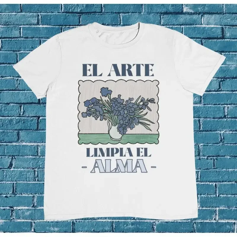 Van Gogh Irises T shirt Edgy Cool 100 Premium Cotton
