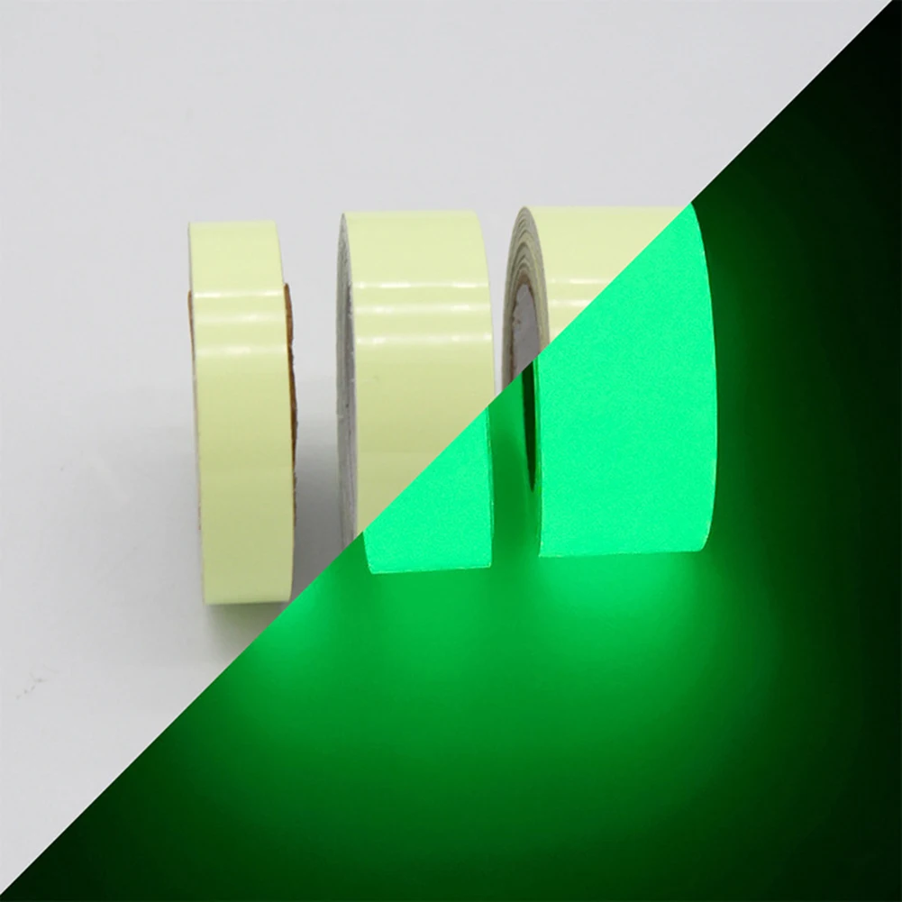 1PC Safety Tape Fishing Rod Luminous Sticker Stair Safety Reflective Fluorescent Sticker Luminous Safety Self-Adhesive Tape