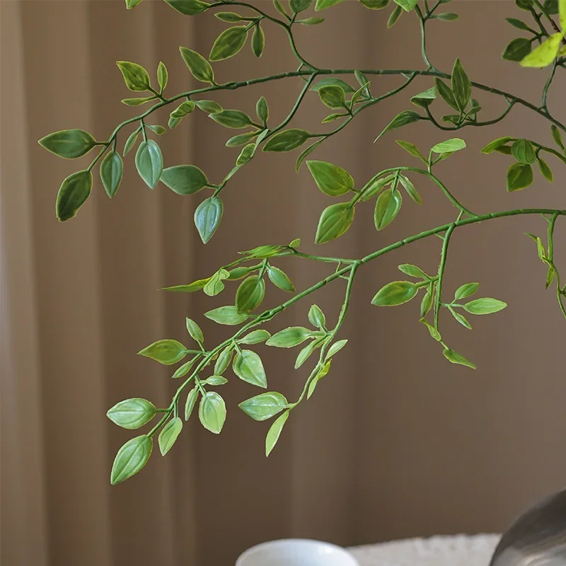 100CM Artificial Green Plants Nantian Bamboo Wedding Decoration Hotel Landscaping Flowers Soft Decoration Tree Branches