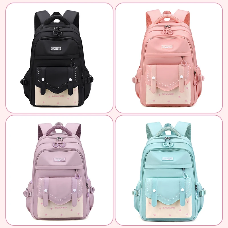 Plecak młodzieżowy, plecak szkolny dla dzieci, tornister dla uczniów w wieku 6-15 lat, lekki plecak dla chłopców i dziewcząt.