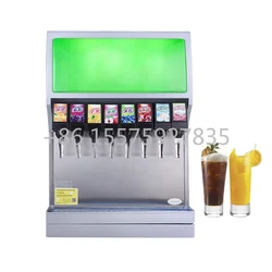 Commercial Multi Drink Pepsi Cooling Juice Cold Beverage Cola Post Mix Soda Fountain Dispenser Machine