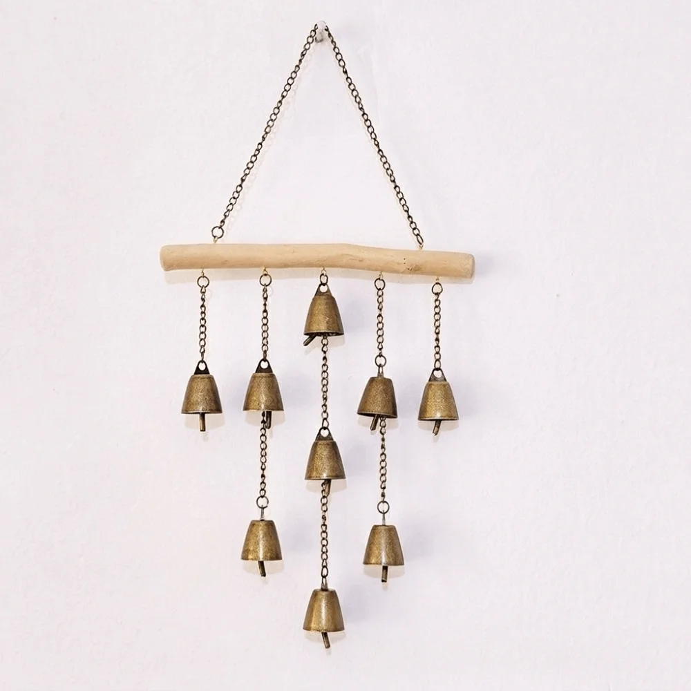 

Unique Vintage Metal Wind Chime Crisp Sound Decorative Iron Art Wind Chime Metal Bells Door Bell Outdoor