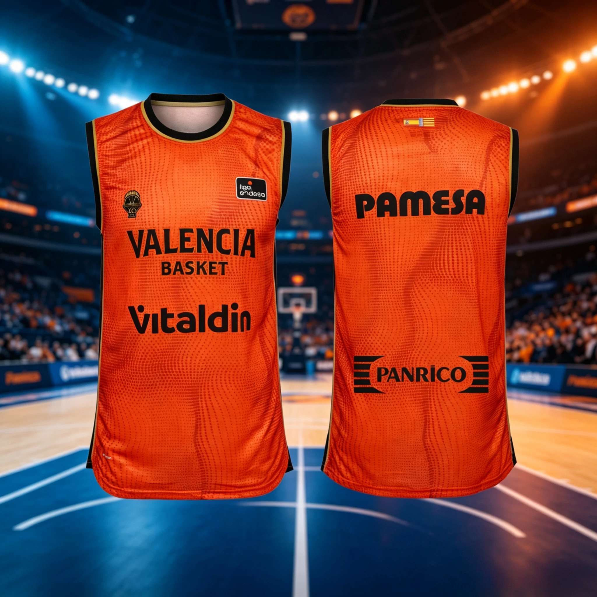 Maillot de basket-ball unisexe ACB Valencia 2026/27, gilet sans manches respirant en maille pour hommes et femmes, t-shirt de basket-ball de rue