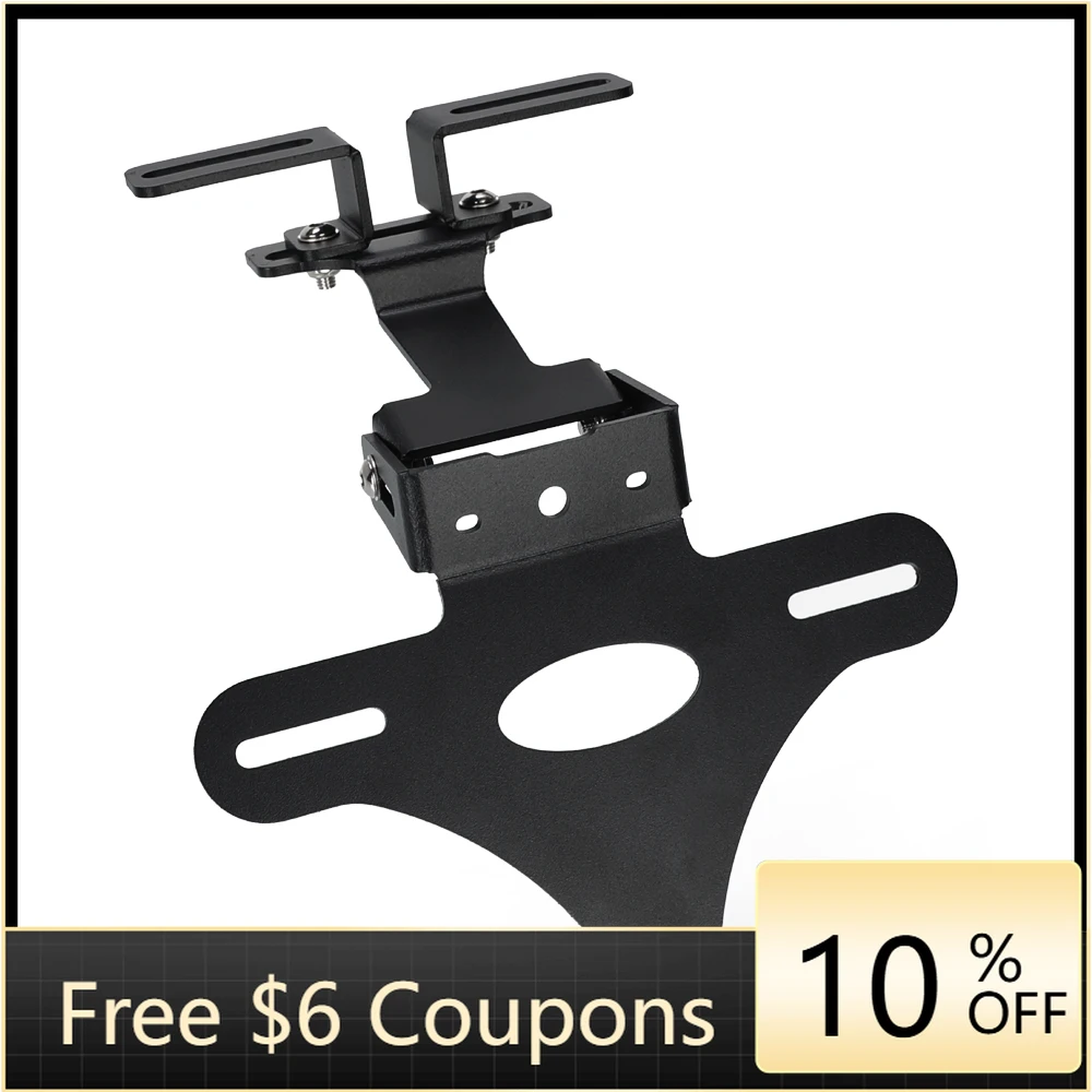 

STLF License Plate Holder Motorcycle Rear Tail Tidy Fender Eliminator Frame Number Mount Universal Accessories