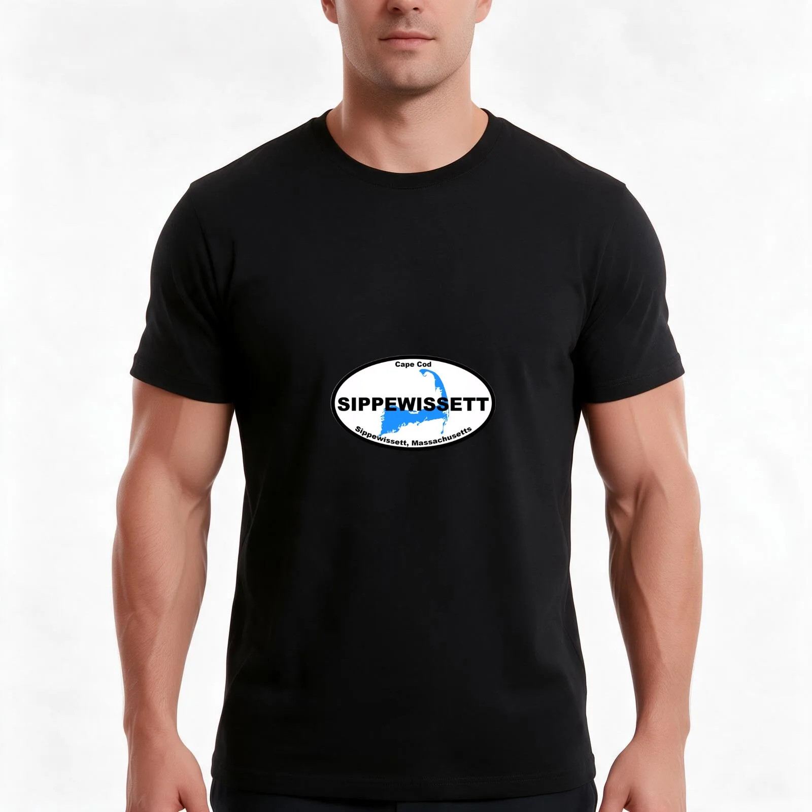 Towns of Cape Cod: Sippewissett Massachusetts T-Shirt, Summer Casual Cotton Tee, Oversized Streetwear Tops, Unisex Men Women