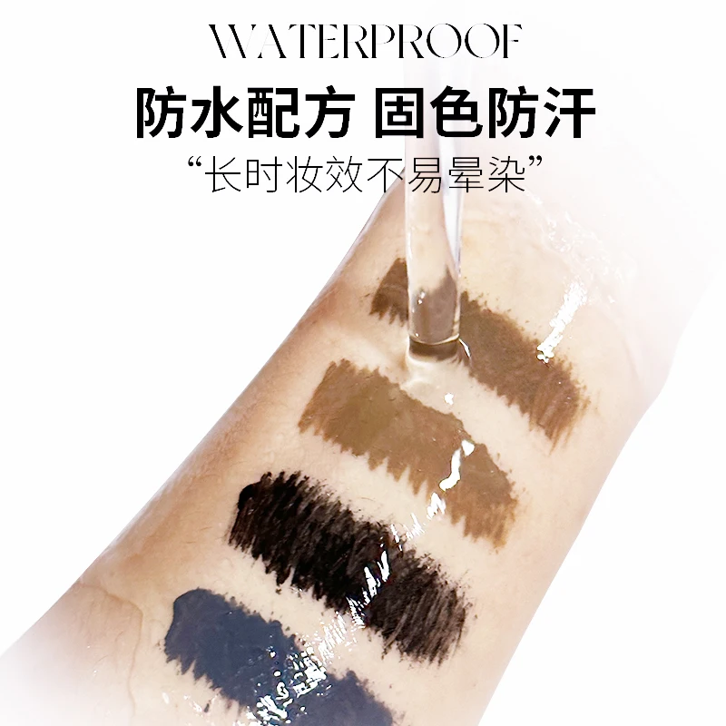 (صباغة + تصفيف) جل حواجب ثنائي الأطراف لتصفيف وصبغ الحواجب، جل حواجب مقاوم للماء والعرق، سائل لتصفيف الحواجب البري Mlj