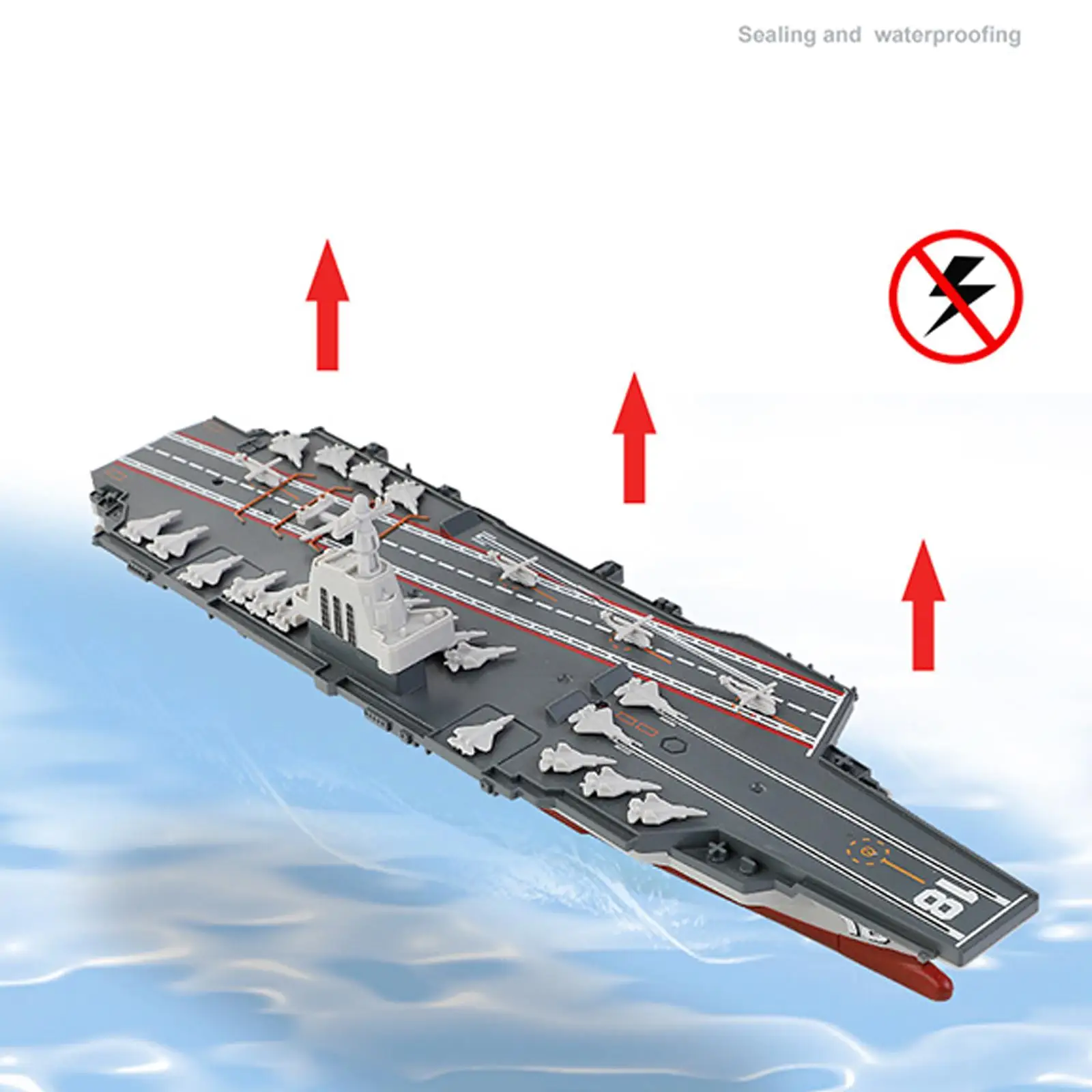 

RC Boat 1:1000 Fast Speed Simulation Warship Model for Children Kids Adults