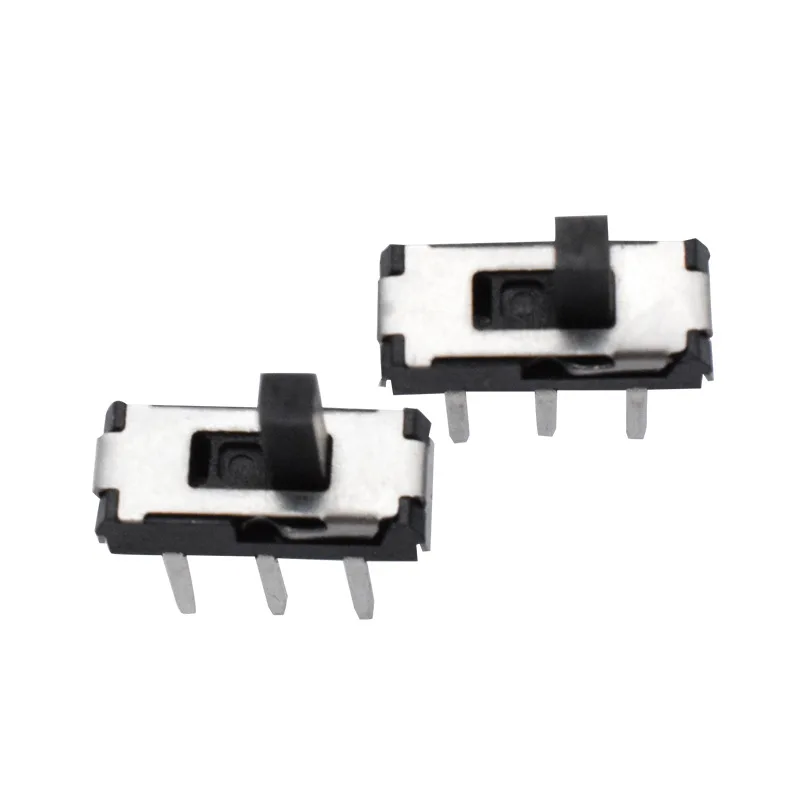 10PCS MSS22D18 Mini Miniature SMD SMT Slide Switch 2P2T 6Pin Handle High 2MM-4MM For DVD Switch view 5
