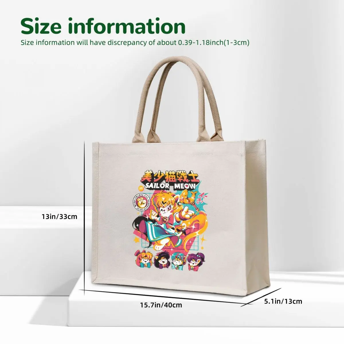 Sailor Meow Tote Bag Lady bags Women's shopper bags woman 2025